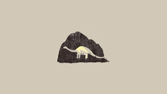 Dinosaurs rocks minimalistic