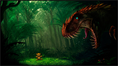 Dinosaurs woods Tyrannosaurus Rex