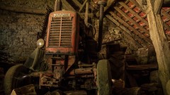 Dirty France dust countryside tractors