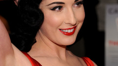 Dita Von Teese red