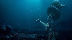 Diver fish Statue of