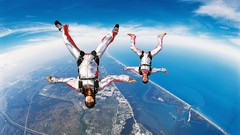 Diving skydiving