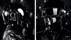 DJ French Cover monochrome daft punk helmets Random Access 