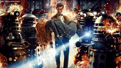 Doctor Who BBC karen gillan matt smith daleks eleventh doctor 
