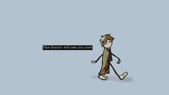 Doctor Who blue background