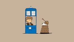 Doctor Who tardis daleks Peanuts (Comic Strip) Fourth Doctor