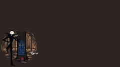 Doctor Who The Nightmare Before Christmas minimalistic 