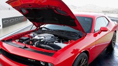 Dodge Challenger SRT Dodge engine red cars vehicle Car