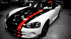 Dodge Viper white cars Car vehicle white black red