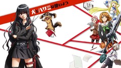 Dogs Anime anime girls