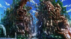 Dogs cityscapes artwork post-apocalyptic