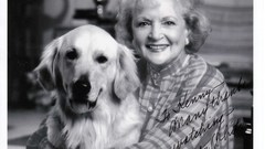 Dogs grayscale betty white