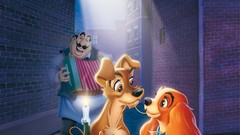 Dogs Lady and the Tramp artwork Disney Company