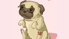 Dogs Pugs artwork animal