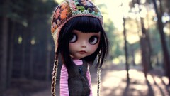 doll puppets outdoors