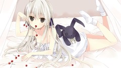 Dolls Anime dress socks long hair yosuga no sora kasugano sora