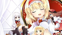 Dolls anime girls touhou alice margatroid video games