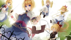 Dolls blue eyes short hair touhou alice margatroid