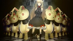 Dolls dress gloves blondes long hair anime girls vocaloid 