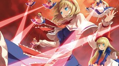 Dolls dress Shanghai bows blondes long hair blue eyes witches 