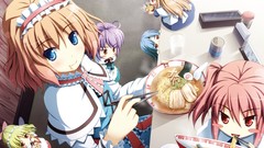 Dolls hats blondes anime girls touhou alice margatroid video 