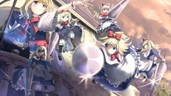 Dolls Shanghai lance long hair anime girls blue eyes pantyhose 