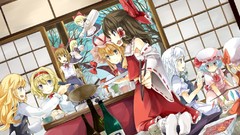 Dolls Vampires anime girls maids witches remilia scarlet 