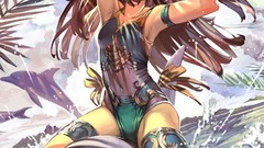 Dolphins Anime red eyes anime girls