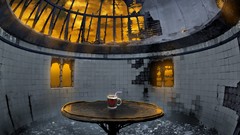 Dome cups surreal digital art