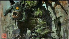 Dota 2 artwork roshan