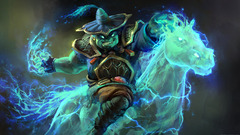 Dota 2 storm spirit video games artwork PC gaming cyan