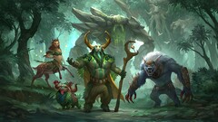Dota 2 ursa tiny nature's prophet enchantress treant protector