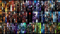 Dota 2 video games hero collage PC gaming video game art