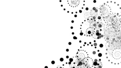 Dots abstract circles Flowers