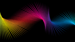 Dots black background abstract