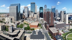 Downtown panorama view cityscapes