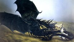 Dragon warrior wizard battle