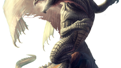 Dragon wings angry creature