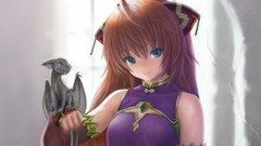 Dragons anime girls