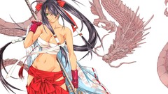 Dragons Anime hair ornaments Simple Background Japanese clothes 