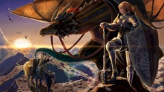 Dragons Anime Knights Sample anime girls