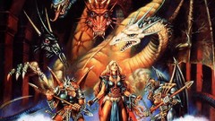 Dragons artwork fantasy art Clyde Caldwell