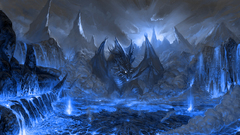 Dragons artwork ice Landscapes