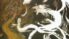 Dragons artwork Yoshitaka Amano