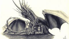 Dragons Axes fantasy art