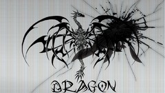 Dragons broken screen grayscale