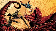 Dragons comics battles captain america Hawkeye marvel comics