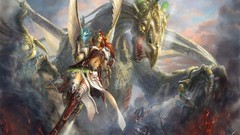 Dragons digital art fantasy art