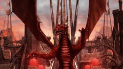 Dragons fantasy art Warriors