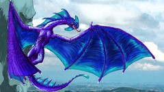 Dragons fantasy art Wyvern
